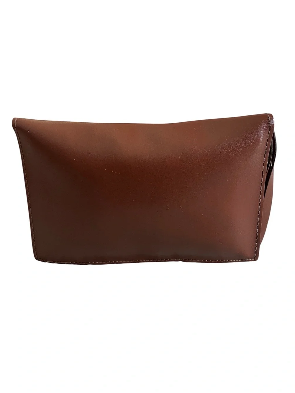 Vintage genuine leather clutch/wristlet